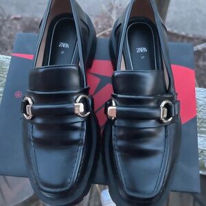 Zara chunky loafers